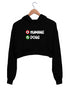 Quirkipedia HUMANS VS DOGS Dogs Aaramkhor Specials, Womens Crop Hoodies